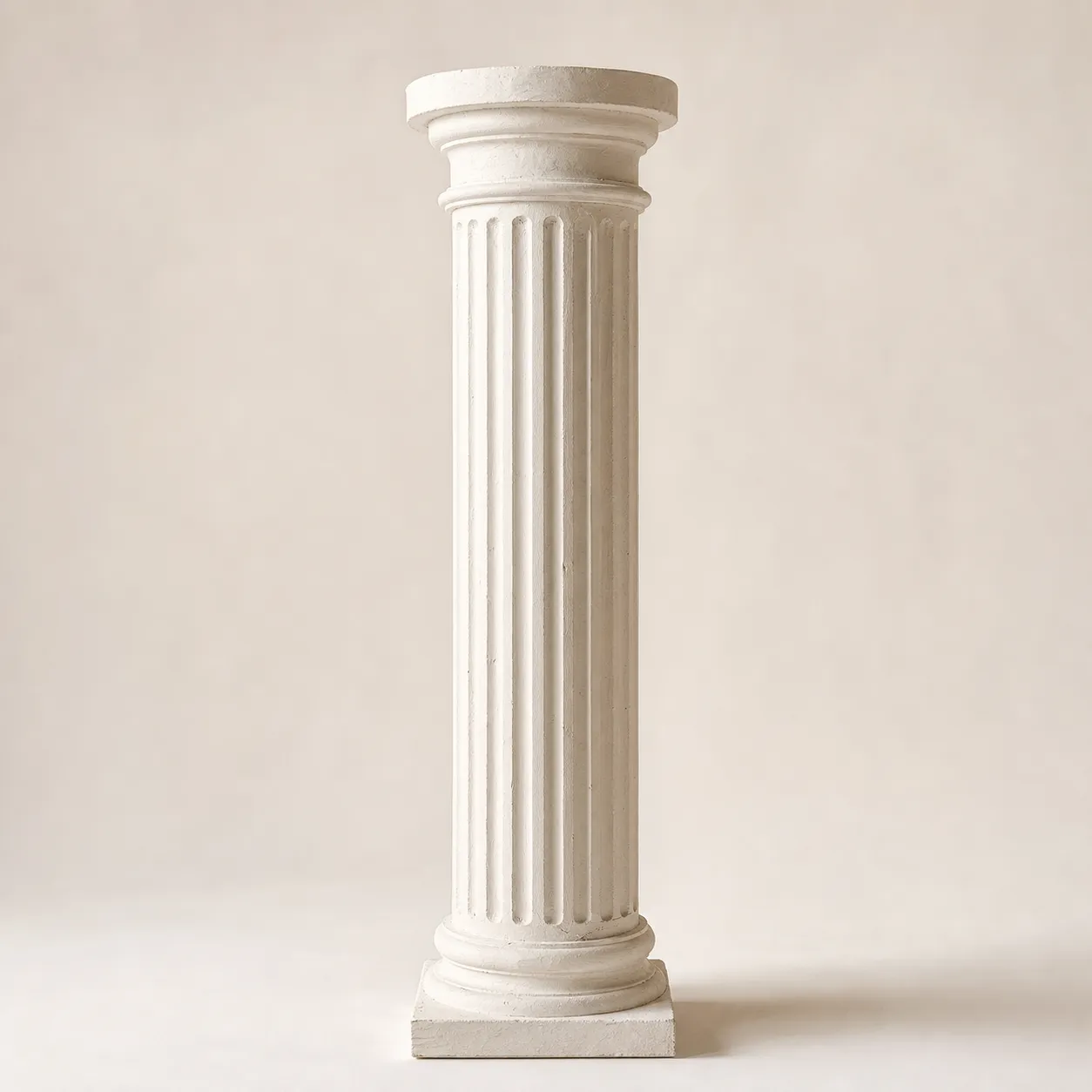 Columna clásica blanca de atrezzo de Ficticia Props